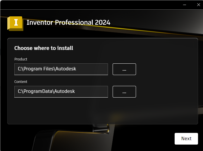 Installer Start