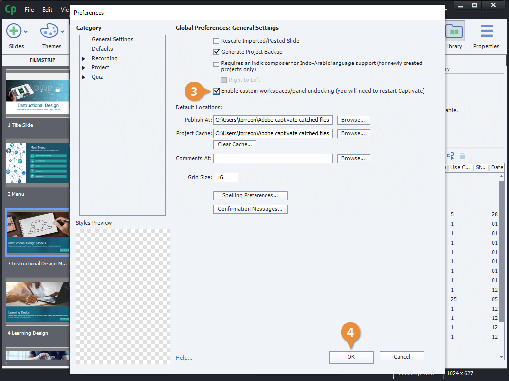 Publish Settings 2